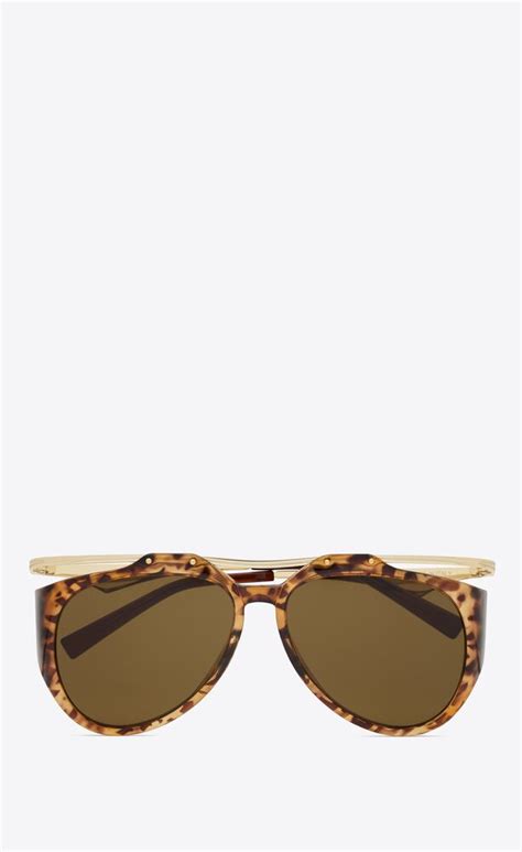 ysl monogram aviator|SL M137 AMELIA .